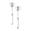 Batedor de Ovos Inox Mixer de Mão Semi Automático Batedor de Ovos Inox Mixer de Mão Semi Automático Bellaffina 