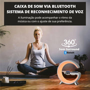 Carregador por Indução + Despertador + Luminária Carregador por Indução + Despertador + Luminária Bellaffina 