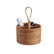 Cesta de Armazenamento de Vime em Rattan Feita a Mão Cesta de Armazenamento de Vime em Rattan Feita a Mão Bellaffina 