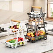 Cesta de Fruta 2 Andares Fruteira de Mesa Cesta de Fruta 2 Andares Fruteira de Mesa Bellaffina 