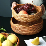 Cesta de Vime em Rattan Feita a Mão Cesta de Vime em Rattan Feita a Mão Bellaffina 