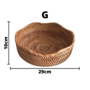 Cesta de Vime em Rattan Feita a Mão Cesta de Vime em Rattan Feita a Mão Bellaffina G 