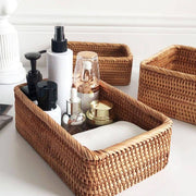 Cesto de Palha Rattan Feito a Mão Cesto de Palha Rattan Feito a Mão Bellaffina 