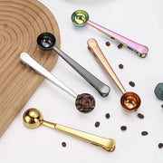 Colher para Café com Presilha Inox Prendedor de Embalagem Colher para Café com Presilha Inox Prendedor de Embalagem Bellaffina 