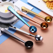 Colher para Café com Presilha Inox Prendedor de Embalagem Colher para Café com Presilha Inox Prendedor de Embalagem Bellaffina 