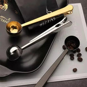 Colher para Café com Presilha Inox Prendedor de Embalagem Colher para Café com Presilha Inox Prendedor de Embalagem Bellaffina 
