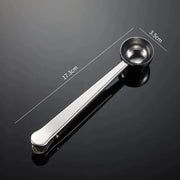 Colher para Café com Presilha Inox Prendedor de Embalagem Colher para Café com Presilha Inox Prendedor de Embalagem Bellaffina Prata 