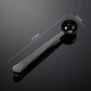 Colher para Café com Presilha Inox Prendedor de Embalagem Colher para Café com Presilha Inox Prendedor de Embalagem Bellaffina Preto 