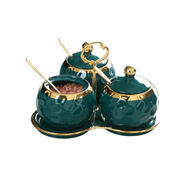 Conjunto de Potes Cerâmica Kit Açucareiro e Saleiro Conjunto de Potes Cerâmica Kit Açucareiro e Saleiro Bellaffina 