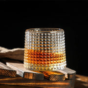 Copo de Whisky Cristal com Base Rotativo Copo de Whisky Cristal com Base Rotativo Bellaffina 