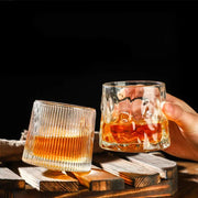 Copo de Whisky Cristal com Base Rotativo Copo de Whisky Cristal com Base Rotativo Bellaffina 
