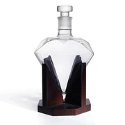 Decanter de Vinho e Whisky Vidro Diamante Decanter de Vinho e Whisky Vidro Diamante Bellaffina 