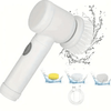 Escova de Limpeza Multifuncional 5 em 1 Para Cozinha e Banheiros Escova de Limpeza Multifuncional 5 em 1 Para Cozinha e Banheiros Bellaffina 