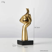 Estátua Decorativa de Resina Abstrata Nórdica Estátua Decorativa de Resina Abstrata Nórdica Bellaffina 03 