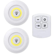 Kit Luminárias LED sem fio com Controle Remoto Kit Luminárias LED sem fio com Controle Remoto Bellaffina 2 Luminárias 