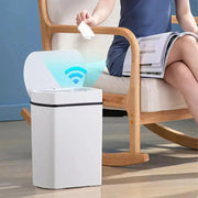 Lixeira para Banheiro e Cozinha Automática com Sensor 13L Lixeira Inteligente com Sensor Automático Bellaffina 