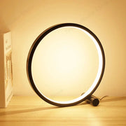 Luminária de Mesa LED USB Alumínio Moderna Touch Luminária de Mesa LED USB Alumínio Moderna Touch Bellaffina Preto 25CM | Luz Quente | Touch 