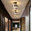 Luminária de Teto LED com Design Europeu Para Quarto e Sala Luminária de Teto LED com Design Europeu Para Quarto e Sala Bellaffina Preto Branco Frio 