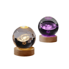 Luminária Decorativa Espacial Luz Noturna 3D Bola Cristal Luminária Decorativa Espacial Luz Noturna 3D Bola Cristal Bellaffina 