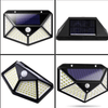 Luminária Solar LED de Parede com Sensor de Movimento Luminária Solar de Parede com Sensor de Movimento Bellaffina 