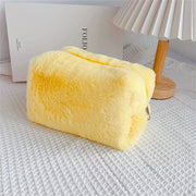 Necessaire Feminina Bolsa de Maquiagem Pequena Algodão Necessaire Feminina Bolsa de Maquiagem Pequena Algodão Bellaffina Amarelo 