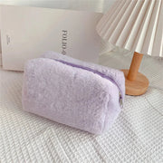 Necessaire Feminina Bolsa de Maquiagem Pequena Algodão Necessaire Feminina Bolsa de Maquiagem Pequena Algodão Bellaffina Roxo 