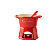 Panela de Fondue de Queijo e Chocolate Cerâmica Panela de Fondue de Queijo e Chocolate Cerâmica Bellaffina 
