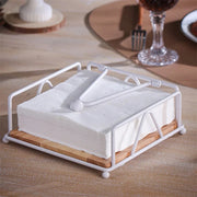 Porta Guardanapo de Mesa Inox Porta Guardanapo de Mesa Inox Bellaffina Branco 