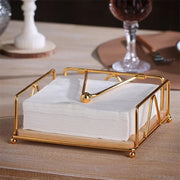 Porta Guardanapo de Mesa Inox Porta Guardanapo de Mesa Inox Bellaffina Dourado 