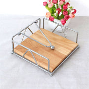 Porta Guardanapo de Mesa Inox Porta Guardanapo de Mesa Inox Bellaffina Prata 