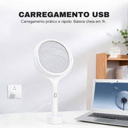 Raquete Mata Mosquito Elétrica com luz UV Raquete Mata Mosquito Elétrica com luz UV Bellaffina 