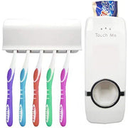 Suporte para Escova e Pasta de Dente com Dispenser Automático Suporte para Escova e Pasta de Dente com Dispenser Automático Bellaffina 