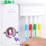 Suporte para Escova e Pasta de Dente com Dispenser Automático Suporte para Escova e Pasta de Dente com Dispenser Automático Bellaffina 