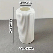Vaso Decorativo de Cerâmica Cilíndrico para Mesa e Sala Vaso Decorativo de Cerâmica Cilíndrico para Mesa e Sala Bellaffina 